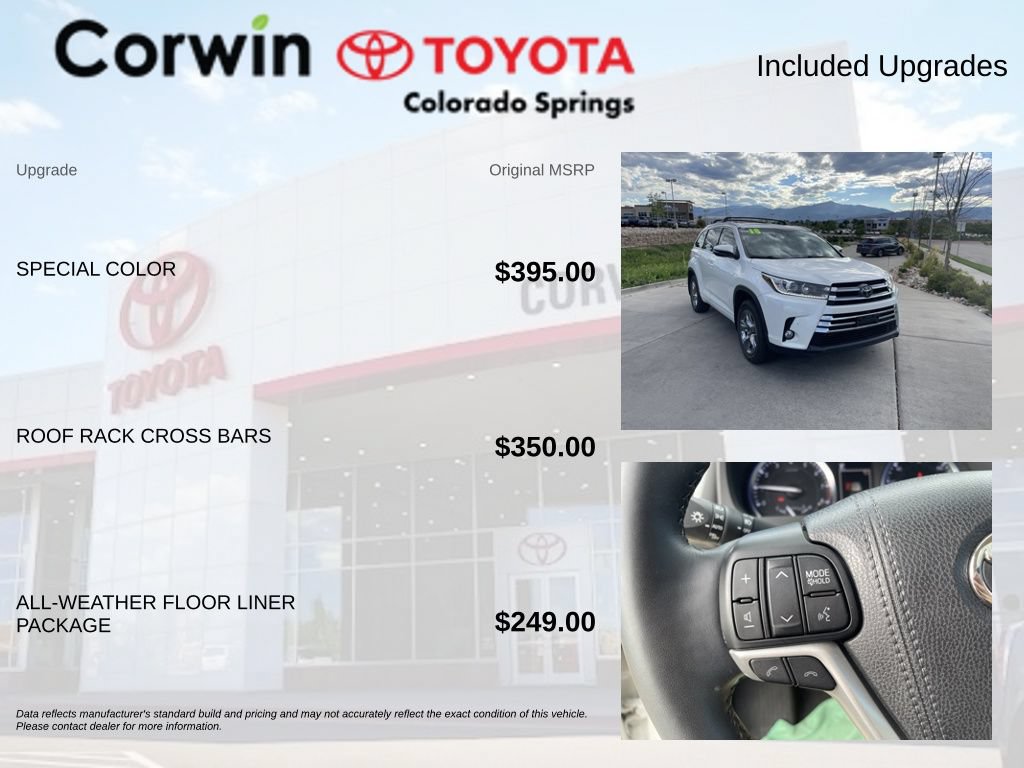 Used 2018 Toyota Highlander Limited Platinum AWD/4WD image 4