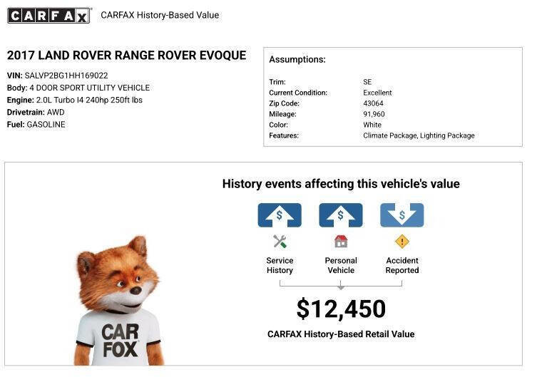 Used 2017 Land Rover Range Rover Evoque SE image 11