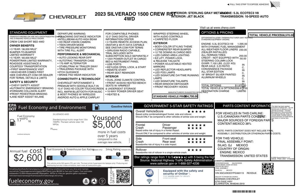 Used 2023 Chevrolet Silverado 1500 RST AWD/4WD image 13