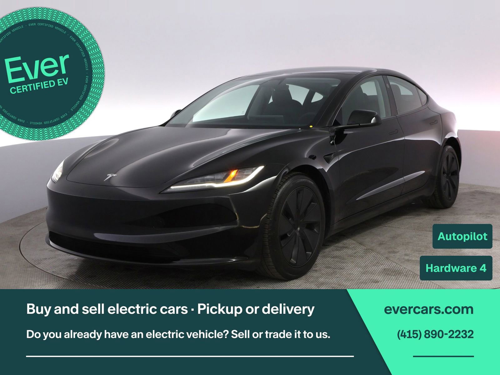 Used 2025 Tesla Model 3 Long Range AWD/4WD image 1