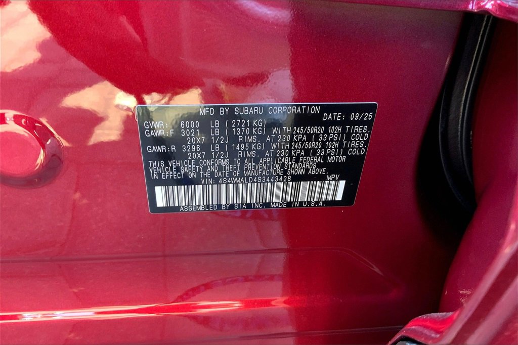 New 2025 Subaru Ascent Limited image 14