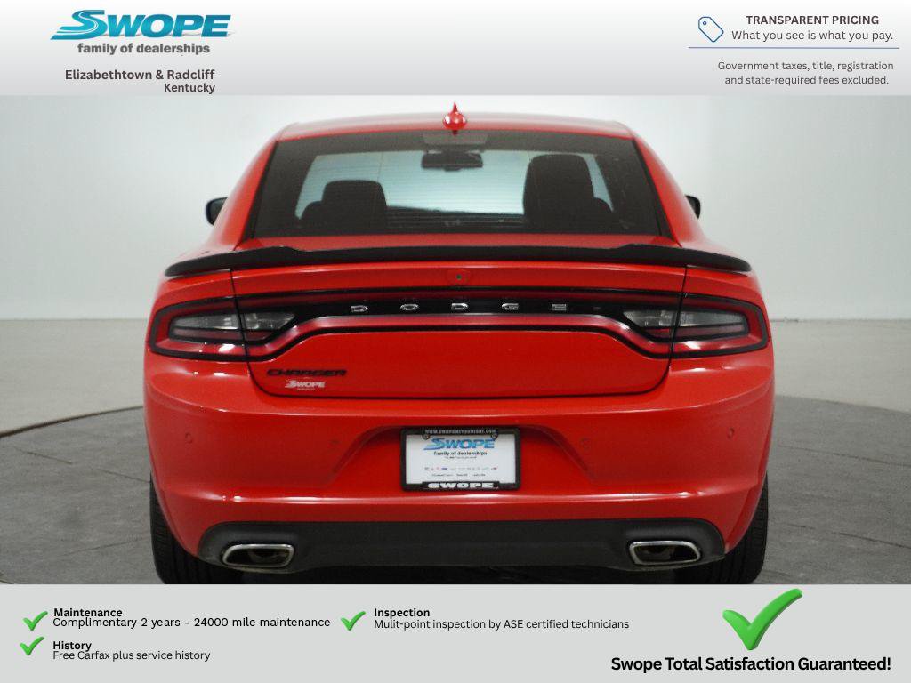 Used 2018 Dodge Charger SXT Plus w/ Blacktop Package RWD image 8