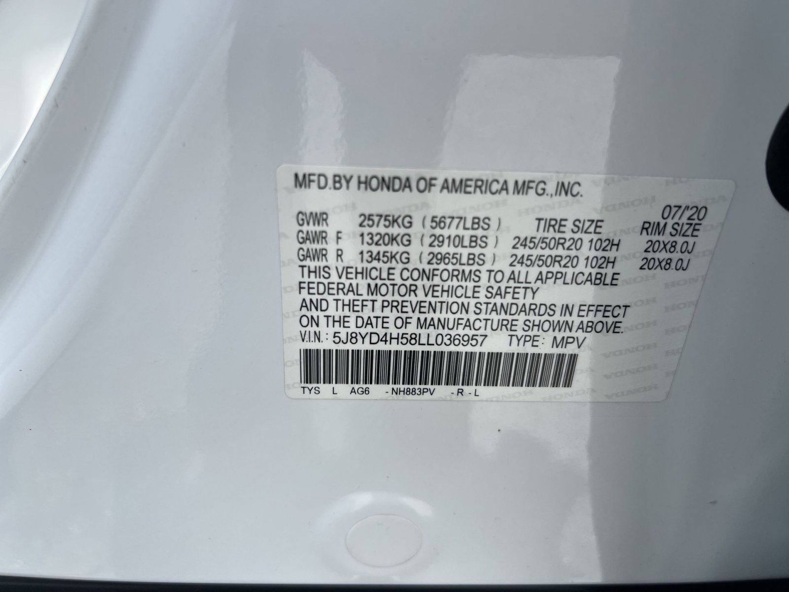 Used 2020 Acura MDX SH-AWD w/ Technology Package image 38