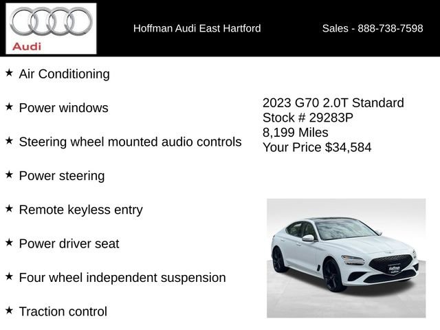 Used 2023 Genesis G70 2.0T w/ Sport Prestige Package AWD/4WD image 18