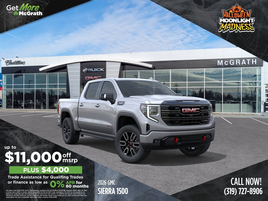 New 2026 GMC Sierra 1500 AT4 w/ AT4 Premium Package