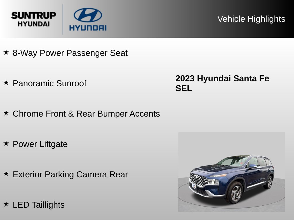 Used 2023 Hyundai Santa Fe SEL w/ Premium Package AWD/4WD image 16