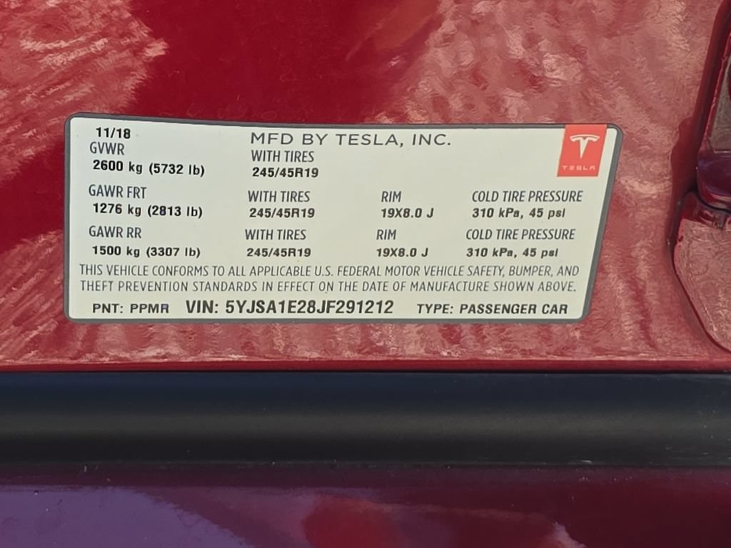 Used 2018 Tesla Model S 75D AWD/4WD image 30
