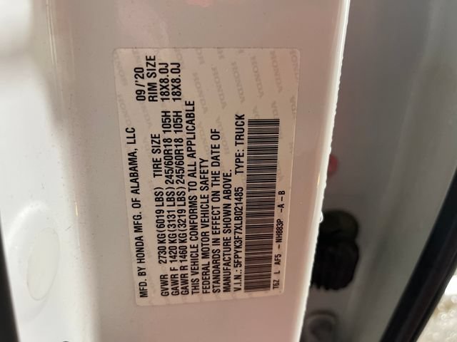 Used 2020 Honda Ridgeline RTL-E image 11