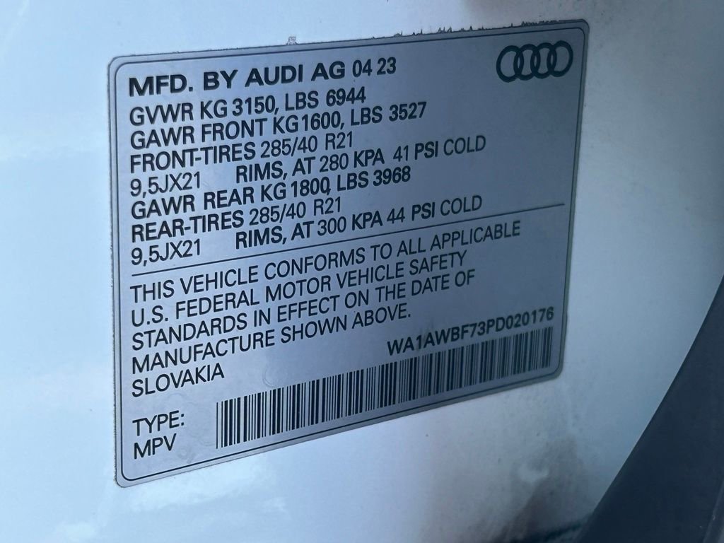 Used 2023 Audi SQ7 Premium Plus image 85
