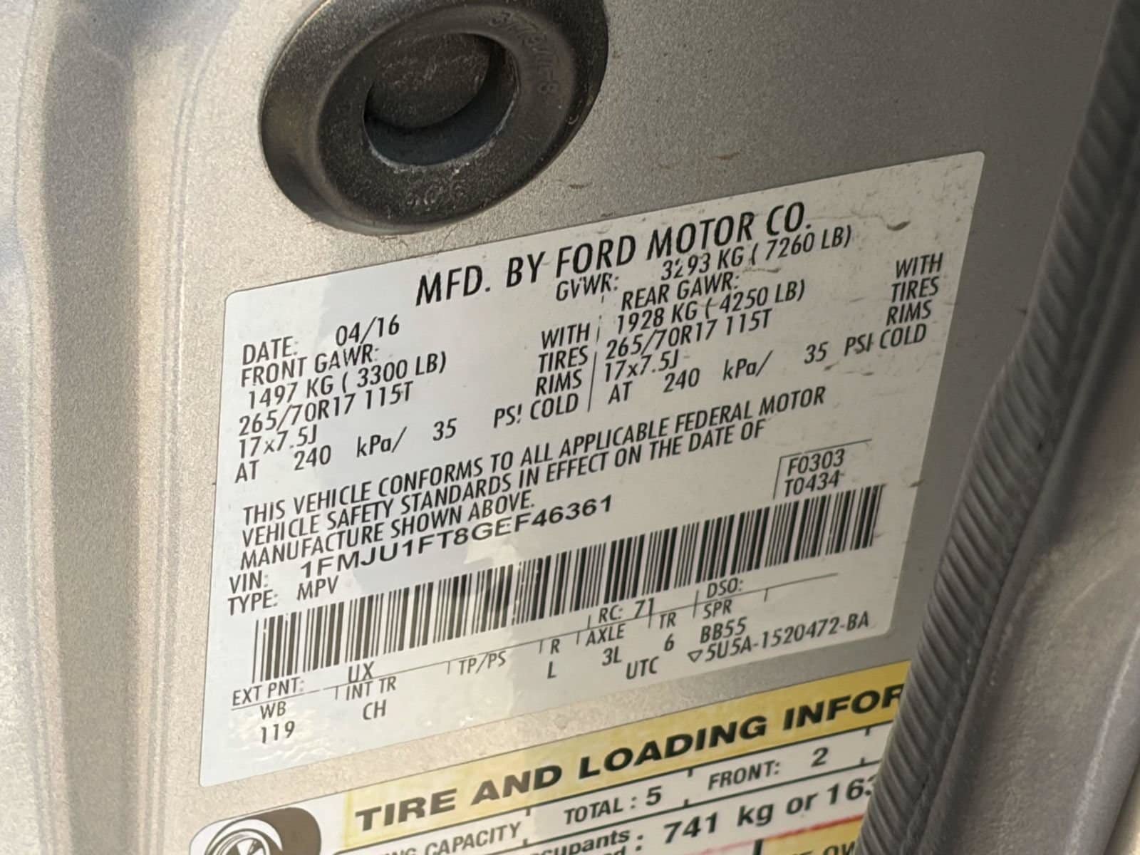 Used 2016 Ford Expedition XL RWD image 14