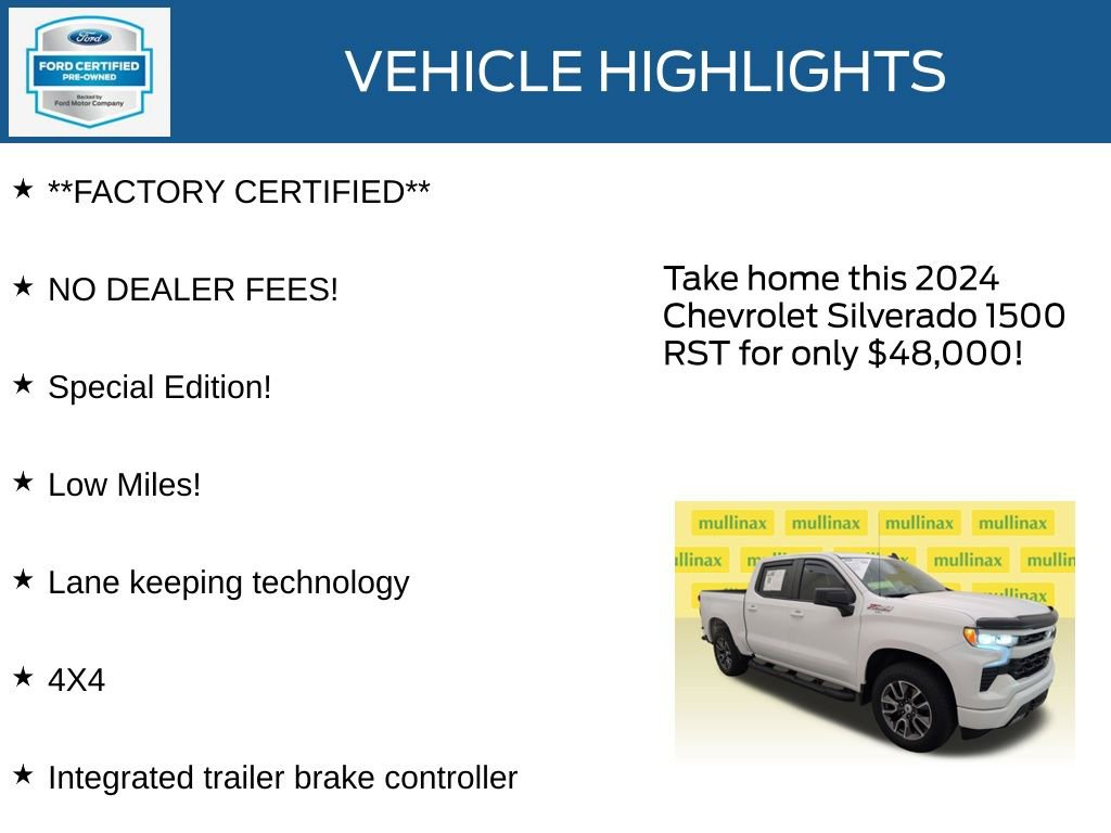 Used 2024 Chevrolet Silverado 1500 RST w/ All Star Edition Plus AWD/4WD image 12