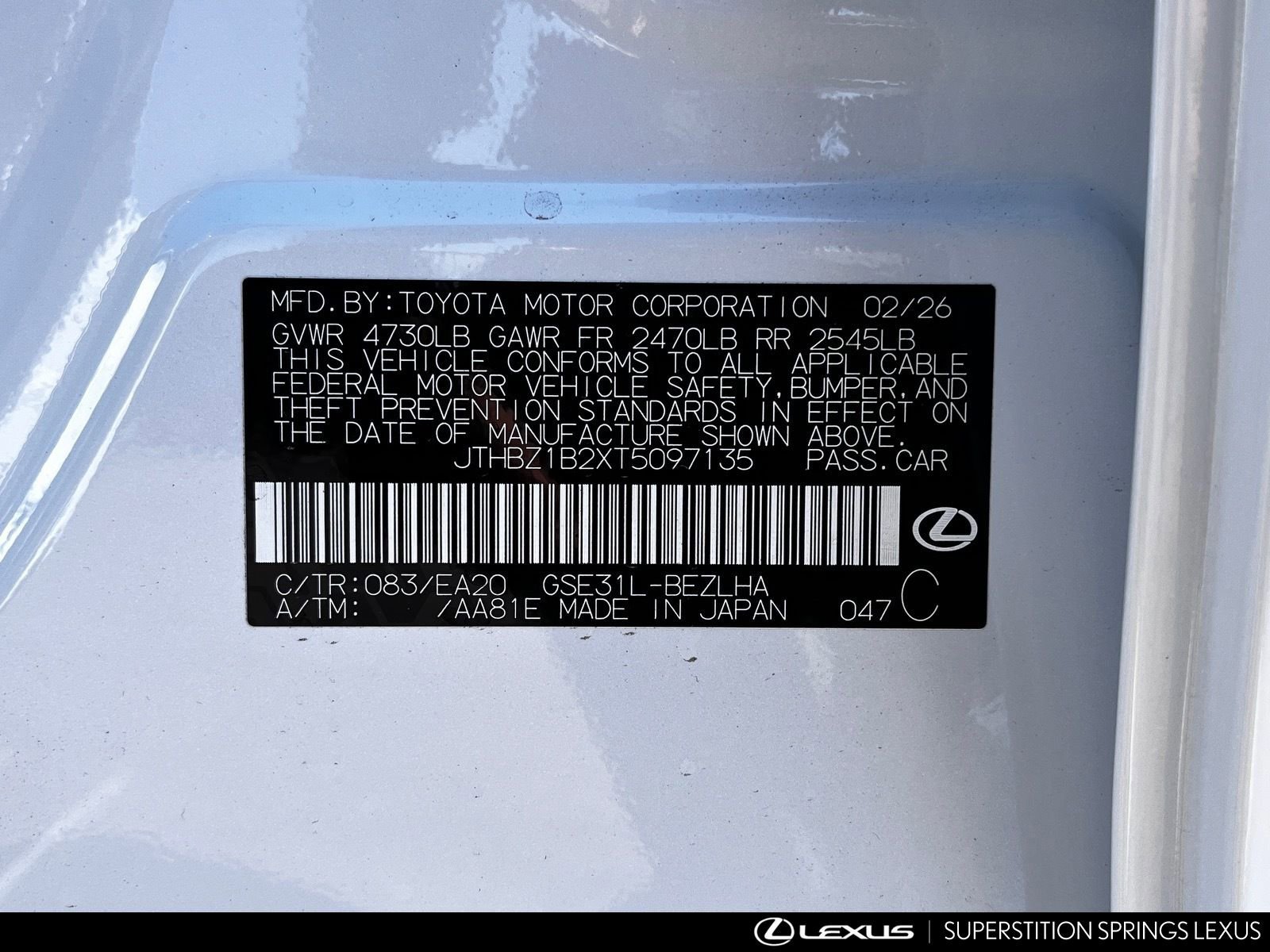 New 2026 Lexus IS 350 F Sport image 27