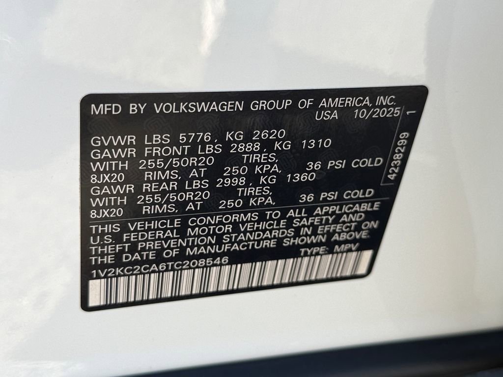 New 2026 Volkswagen Atlas Cross Sport SE image 24