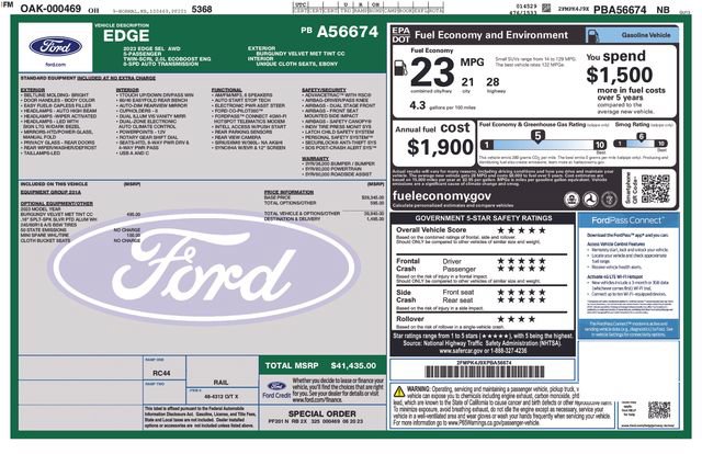 Used 2023 Ford Edge SEL AWD/4WD image 41