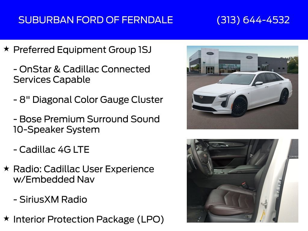 Used 2019 Cadillac CT6 Sport w/ Active Chassis Package 20" image 9