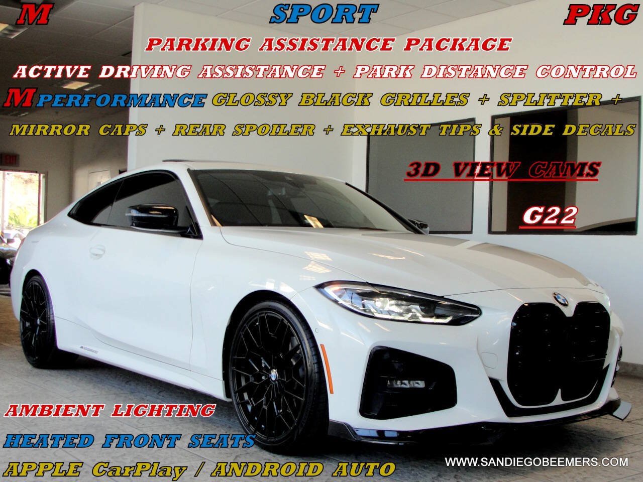 Used 2023 BMW 430i Coupe w/ M Sport Package RWD image 1