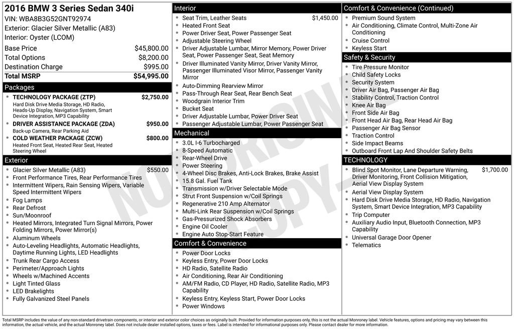 Used 2016 BMW 340i Sedan image 4