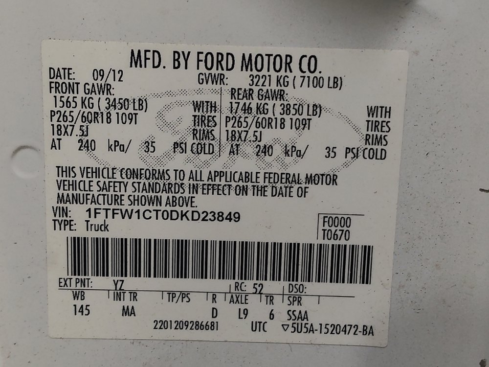 Used 2013 Ford F150 XLT w/ Luxury Equipment Group RWD image 33