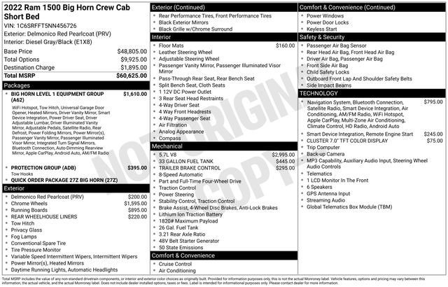 Used 2022 RAM 1500 Big Horn AWD/4WD image 34