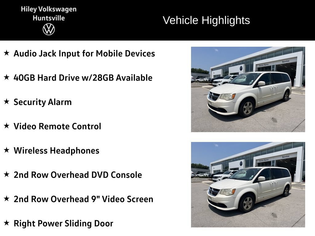 Used 2012 Dodge Grand Caravan SXT w/ Entertainment Group 1 FWD image 13