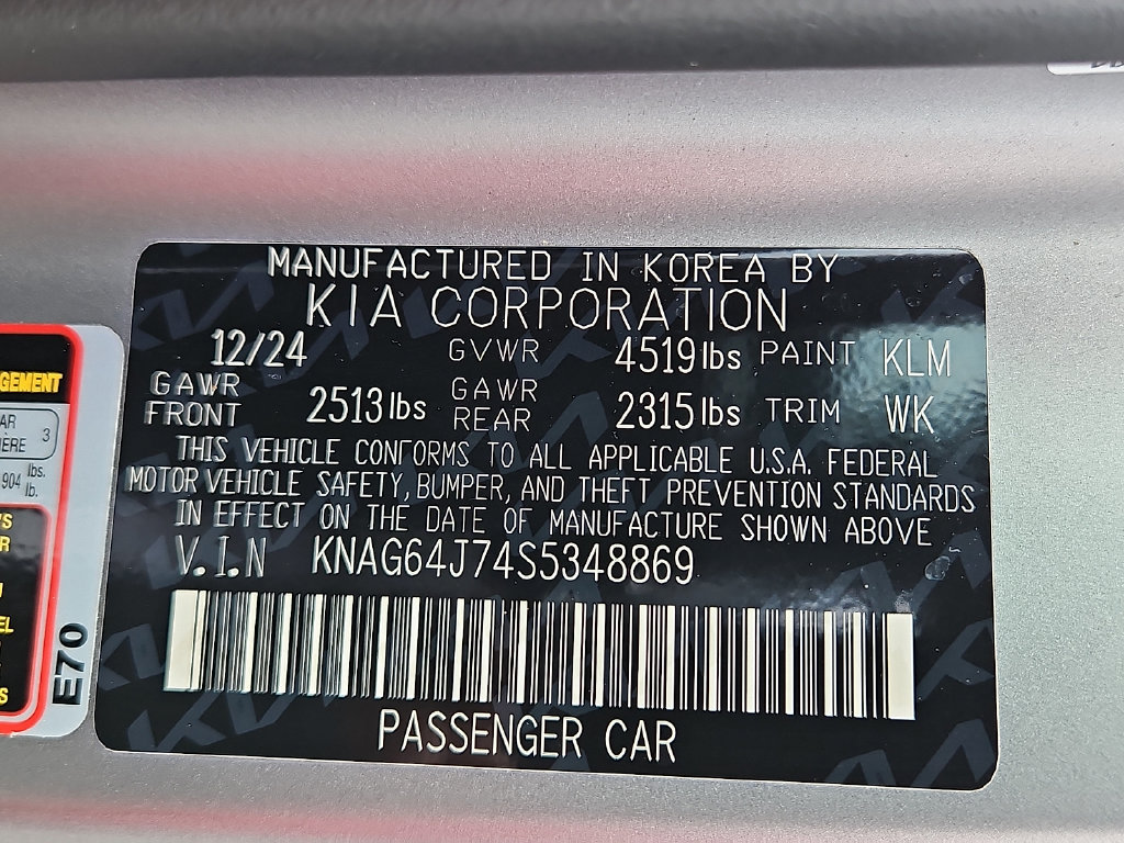 Certified 2025 Kia K5 GT-Line w/ GT-Line Premium Package AWD/4WD image 30