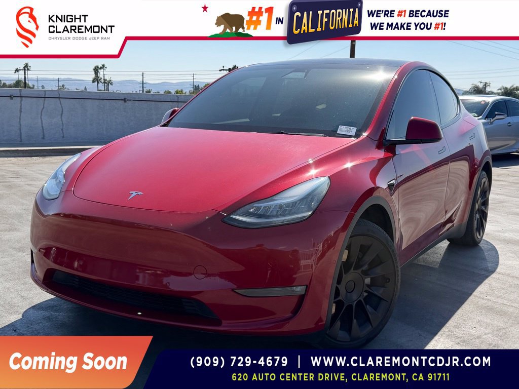 Used 2021 Tesla Model Y Long Range AWD/4WD image 1
