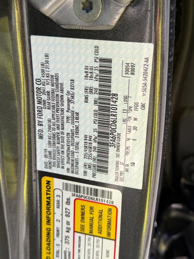 Used 2020 Ford Fusion SEL FWD image 32