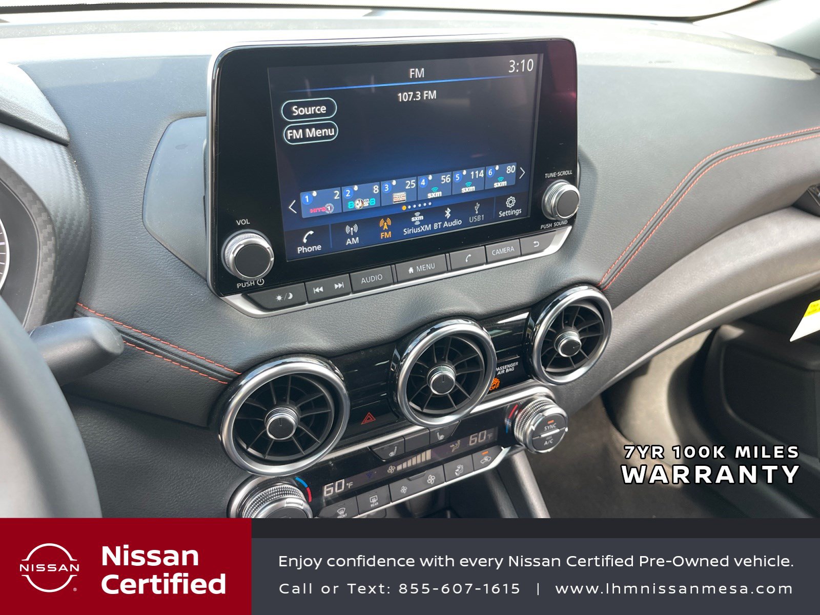 Certified 2025 Nissan Sentra SR FWD image 12