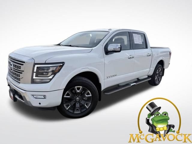 Certified 2021 Nissan Titan Platinum Reserve w/ Off Road Protection Package