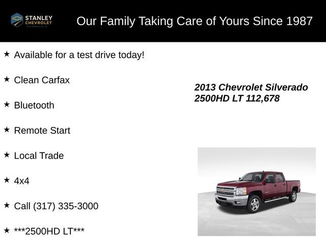 Used 2013 Chevrolet Silverado 2500 LT w/ Interior Plus Package AWD/4WD image 9