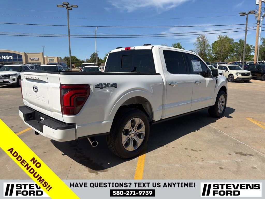 New 2026 Ford F150 Platinum w/ Equipment Group 702A High image 5