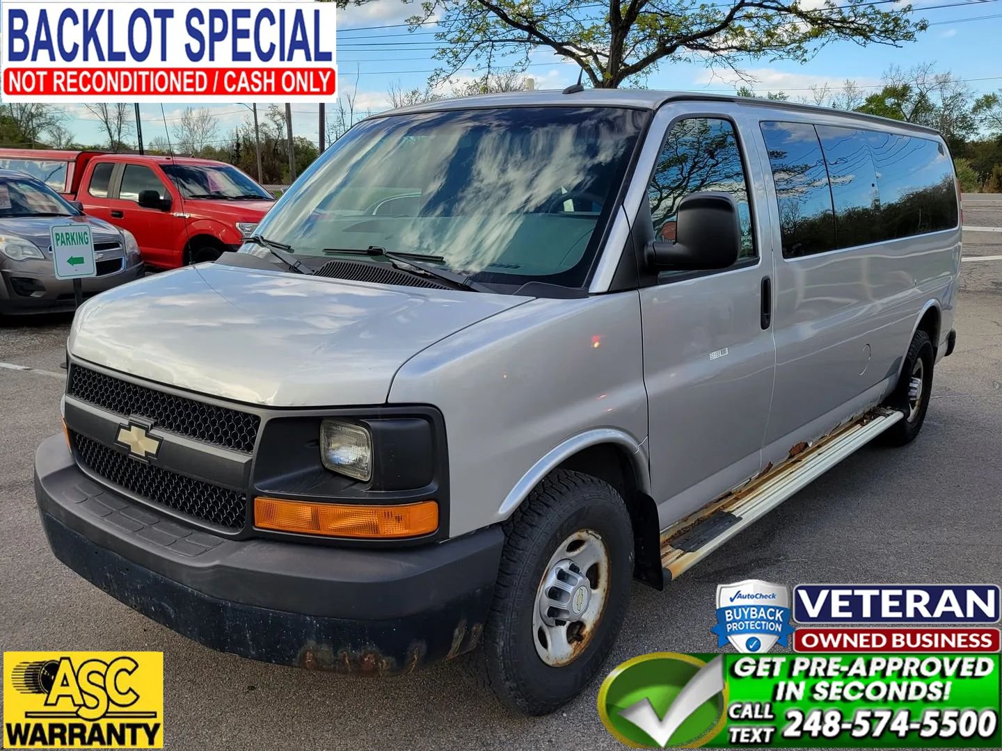 Used 2011 Chevrolet Express 3500 LS