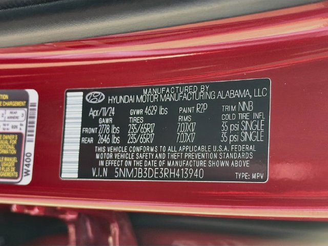 Certified 2024 Hyundai Tucson SEL FWD image 31