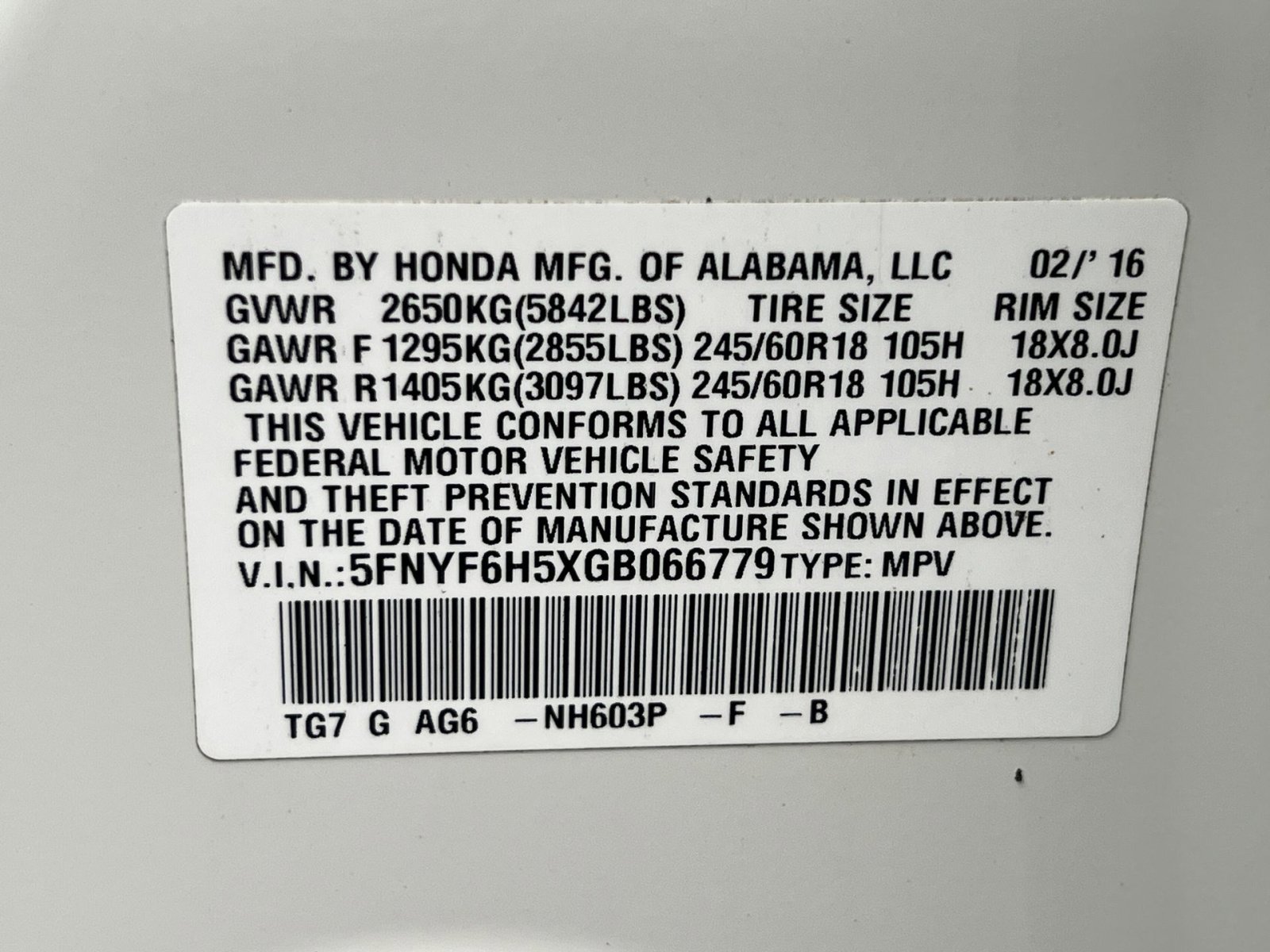 Used 2016 Honda Pilot EX-L image 36