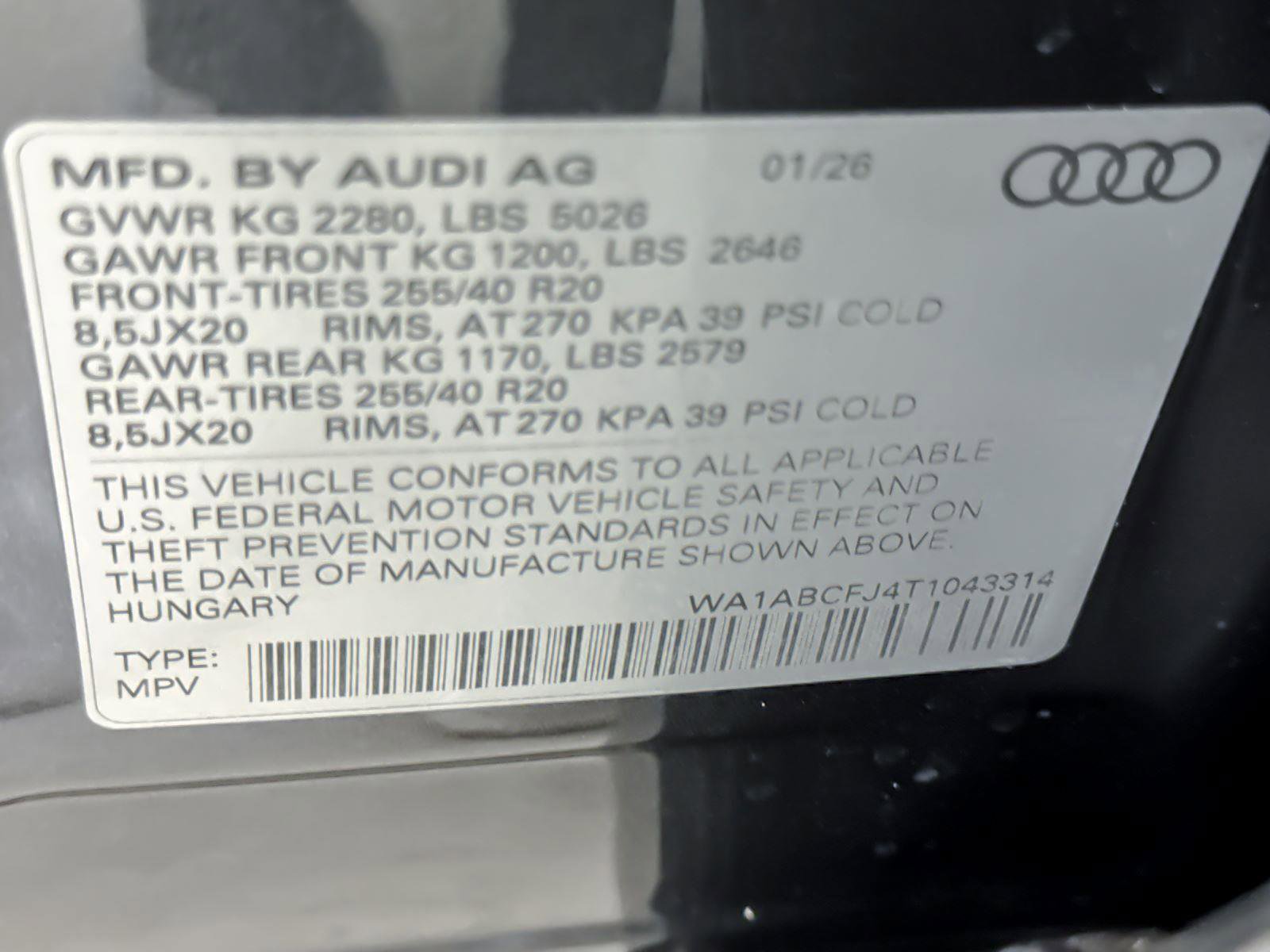 New 2026 Audi Q3 quattro 2.0T image 28