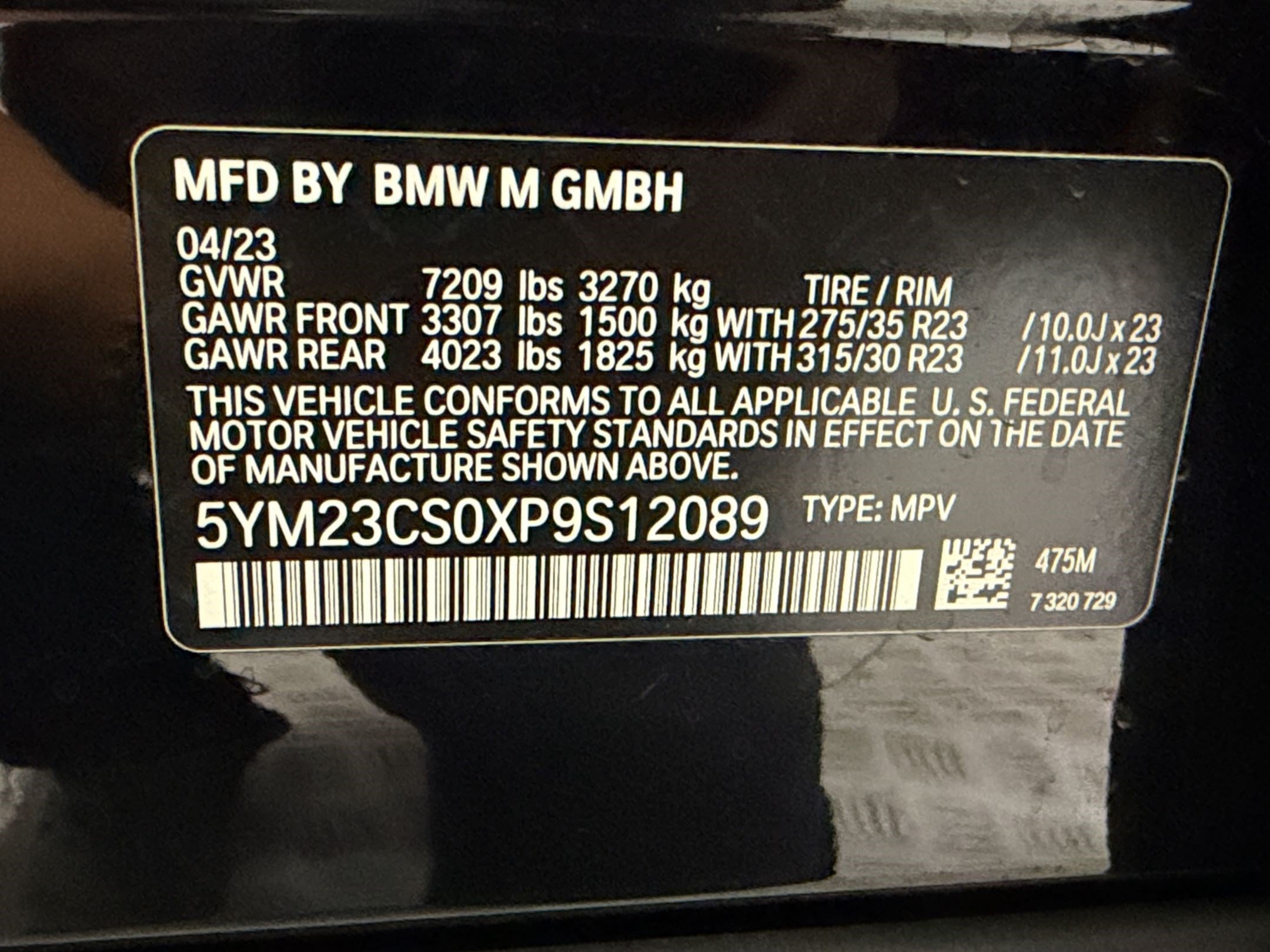 Certified 2023 BMW XM AWD/4WD image 25