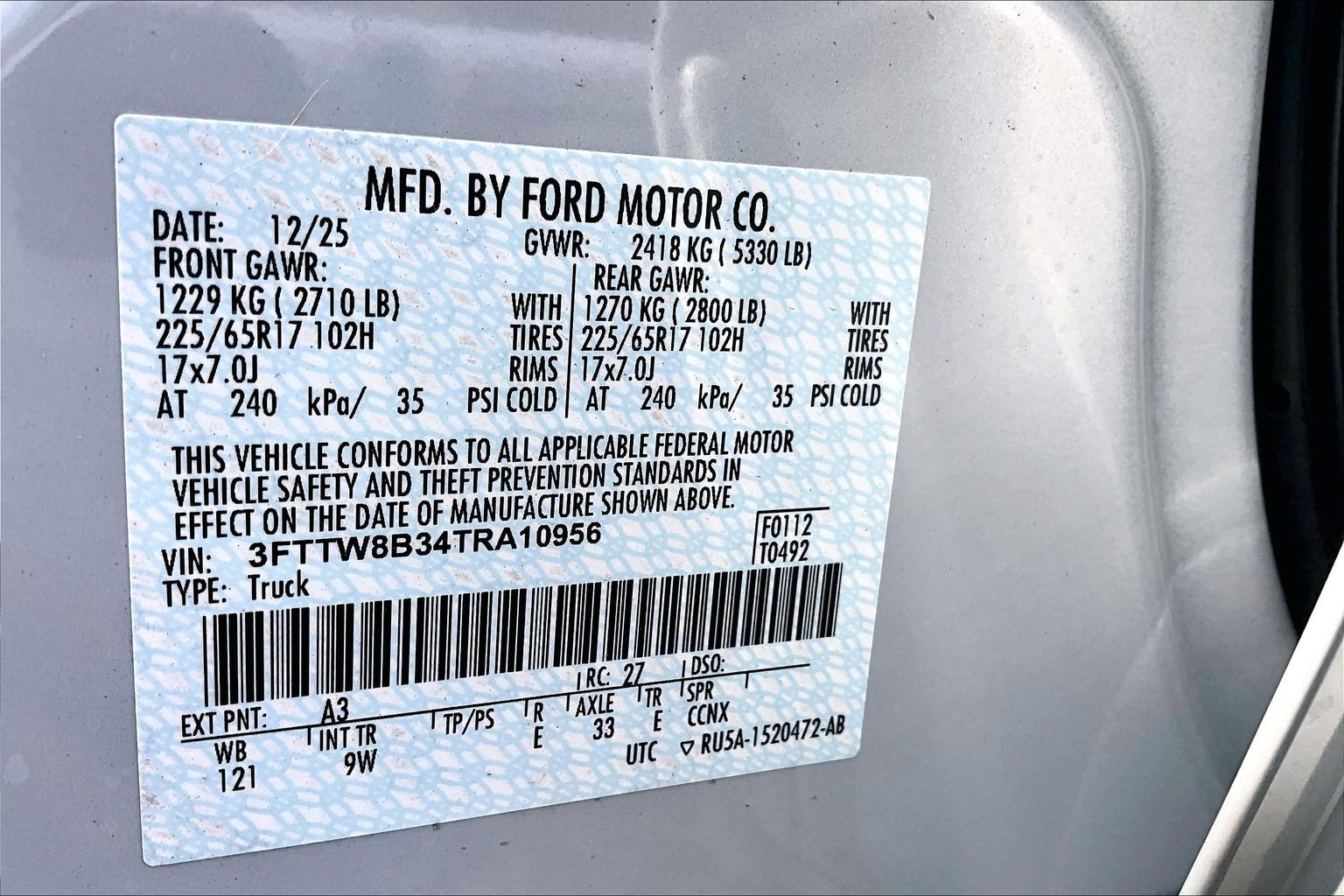 New 2026 Ford Maverick XL w/ Equipment Group 101A AWD/4WD image 13