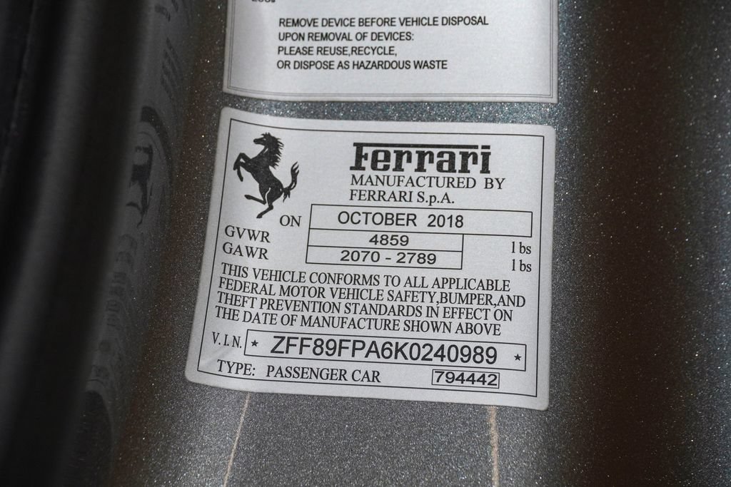 Used 2019 Ferrari Portofino RWD image 41