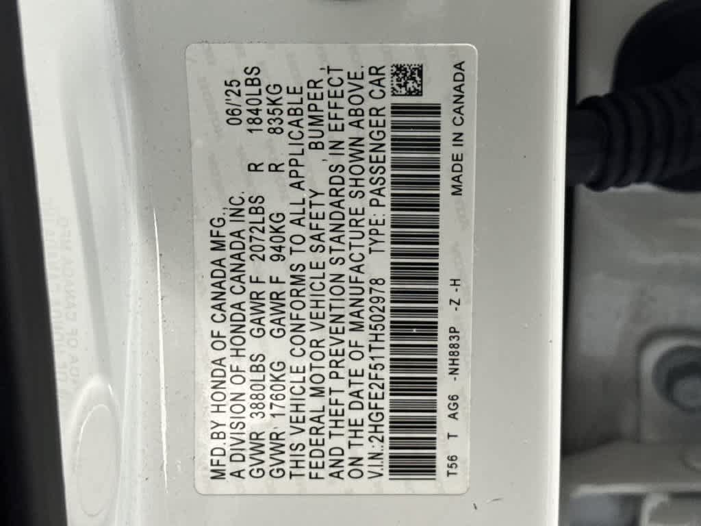 Certified 2026 Honda Civic Sport image 28