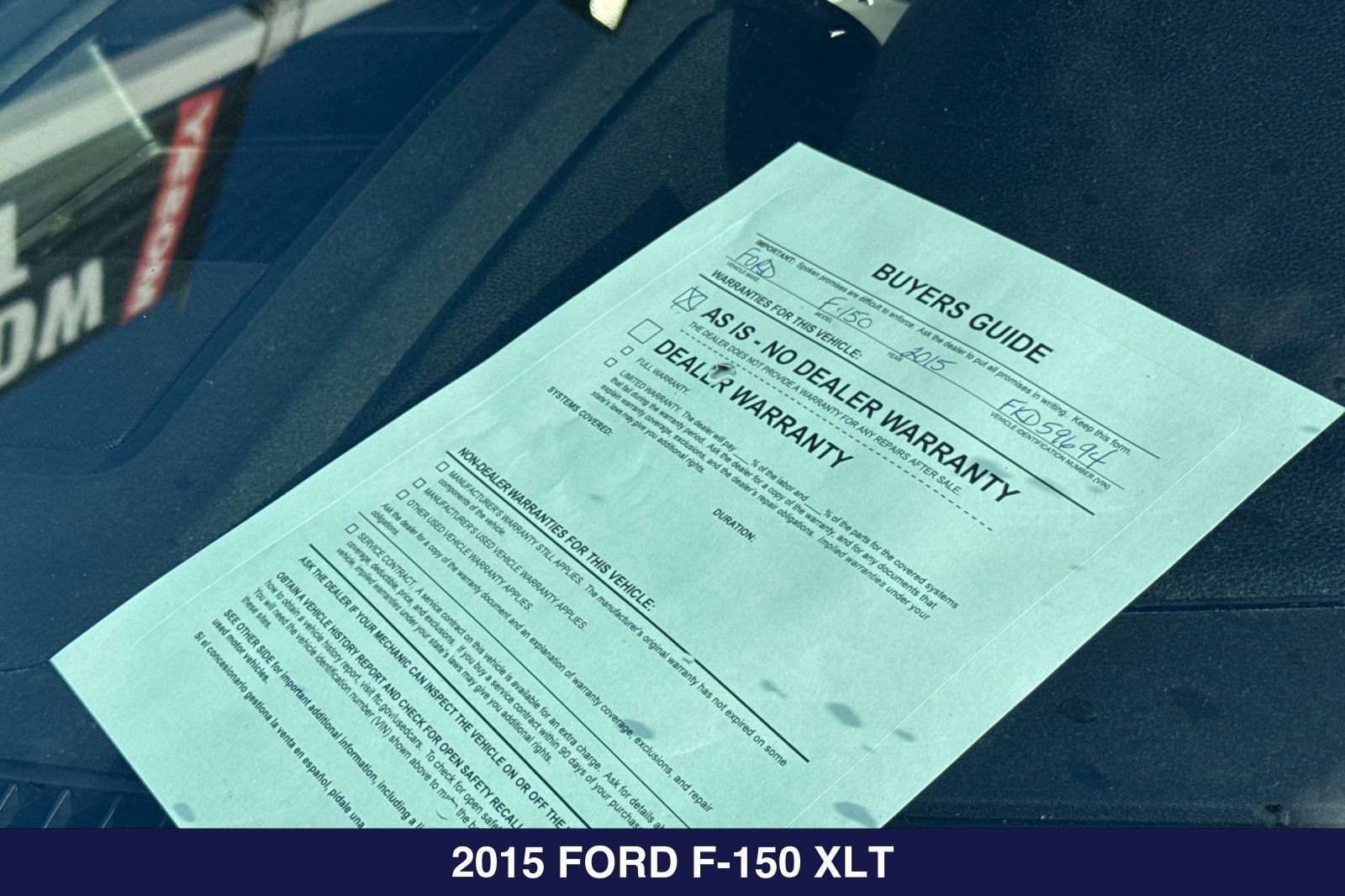 Used 2015 Ford F150 XLT w/ Equipment Group 302A Luxury AWD/4WD image 4