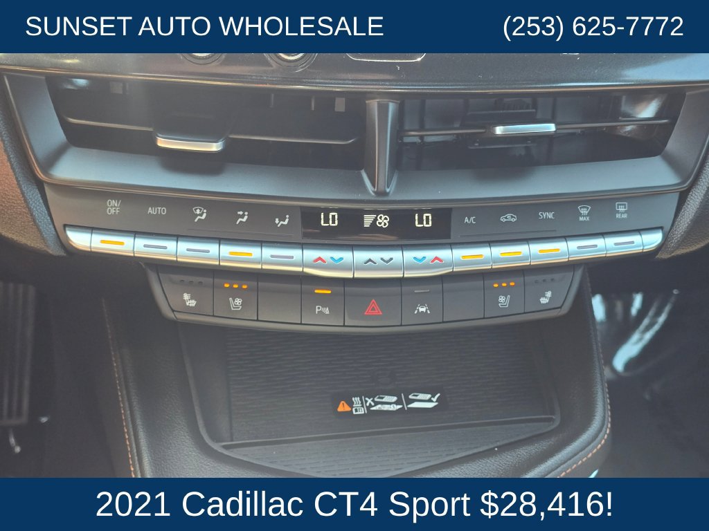 Used 2021 Cadillac CT4 Sport w/ Technology Package AWD/4WD image 37