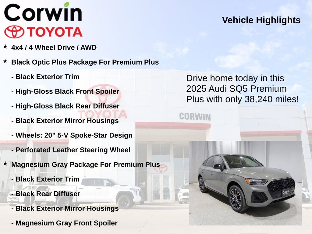 Used 2025 Audi SQ5 Premium Plus AWD/4WD image 6