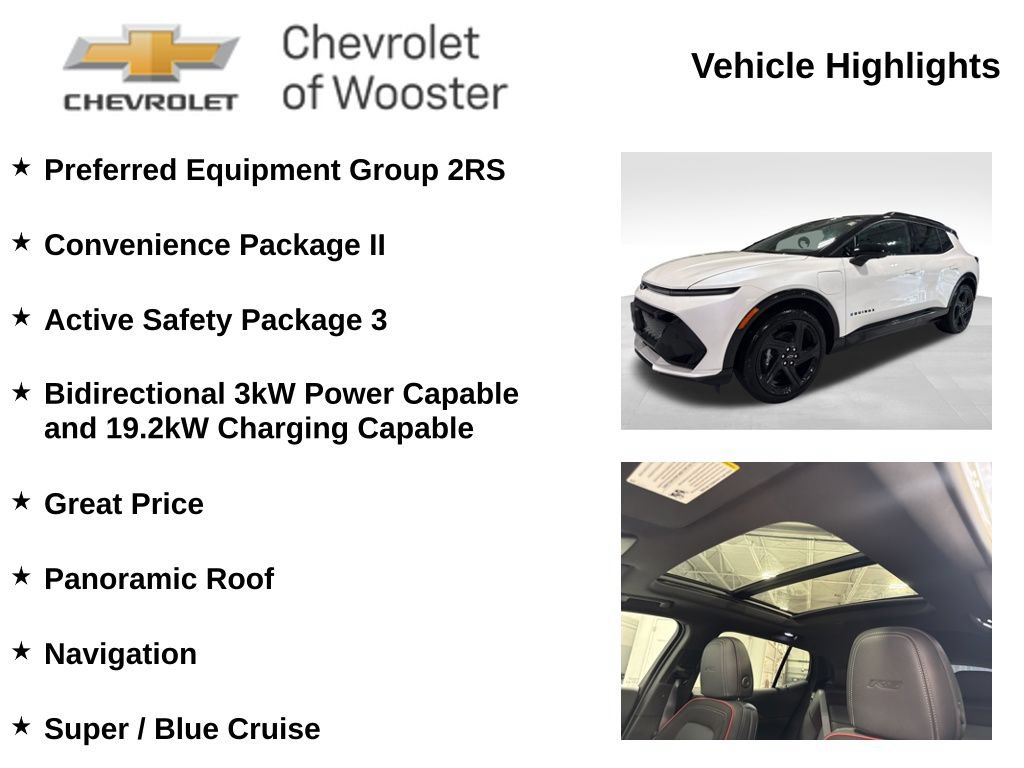 New 2025 Chevrolet Equinox EV RS w/ Active Safety Package 3 AWD/4WD image 2