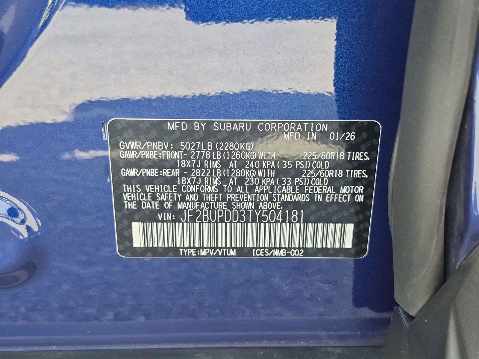 Certified 2026 Subaru Outback Limited AWD/4WD image 33