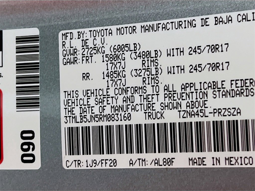 Certified 2024 Toyota Tacoma SR5 image 27