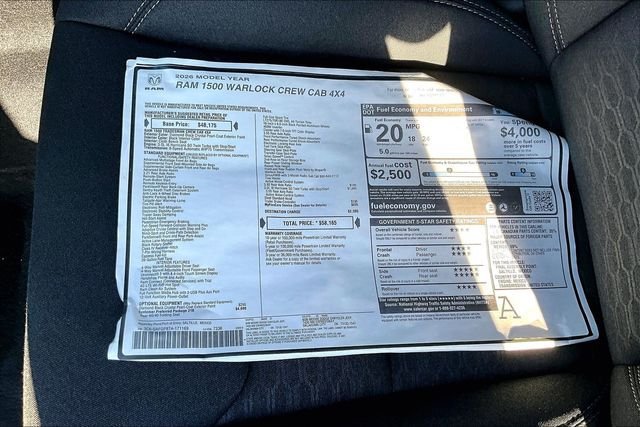 New 2026 RAM 1500 Warlock AWD/4WD image 13