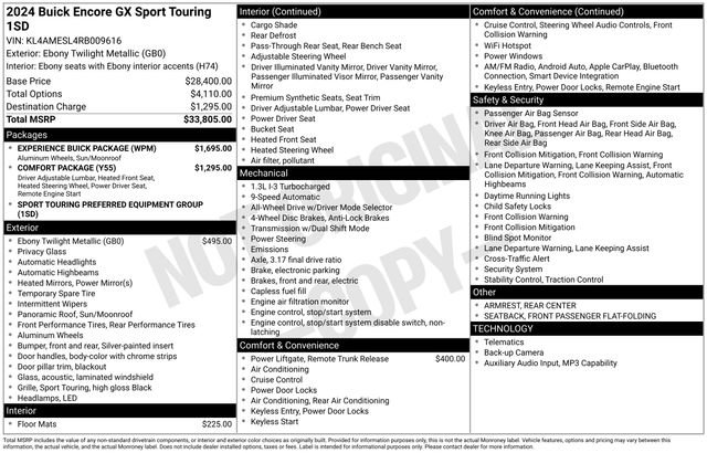 Used 2024 Buick Encore GX Sport Touring w/ Experience Buick Package image 7