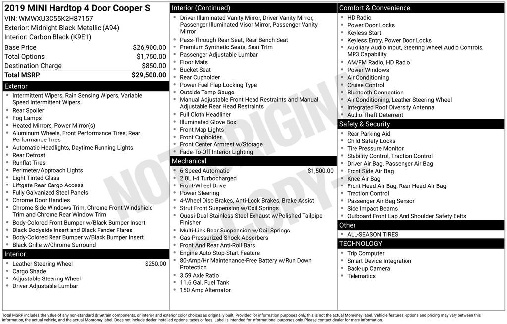 Used 2019 MINI Cooper S image 9