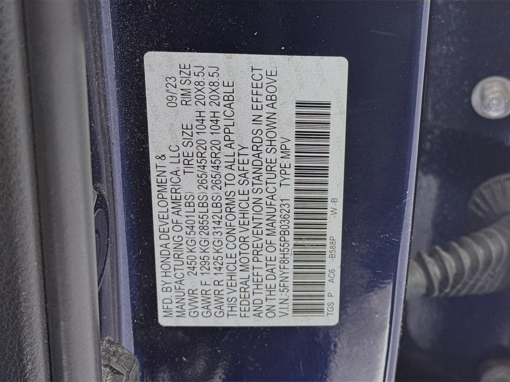 Certified 2023 Honda Passport EX-L image 32