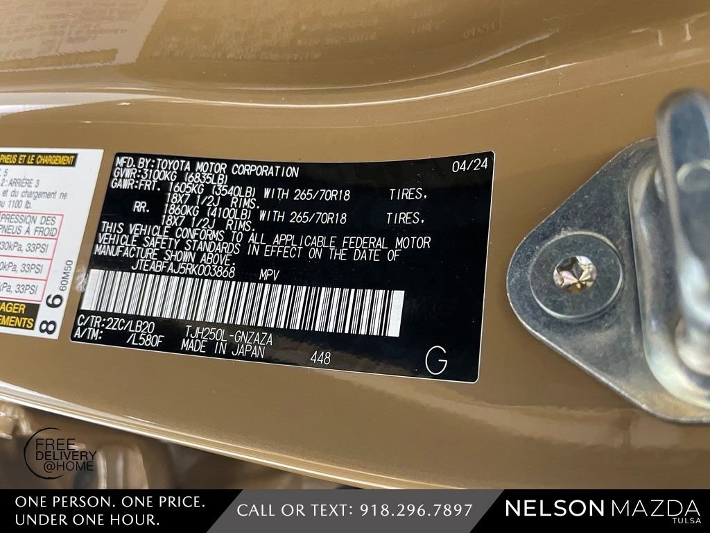 Used 2024 Toyota Land Cruiser w/ Premium Package image 50